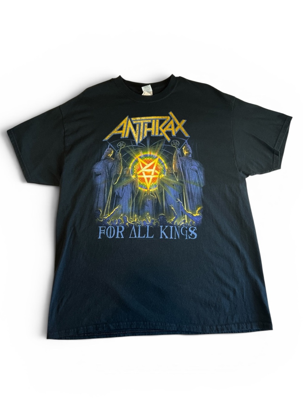 Anthrax For All Kings North American Tour 2016 Graphic Tee. Size XL